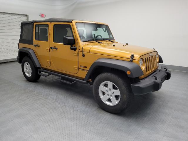 used 2014 Jeep Wrangler Unlimited car, priced at $19,695
