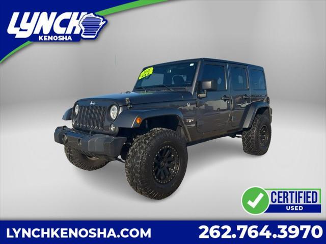 used 2018 Jeep Wrangler JK Unlimited car, priced at $27,886