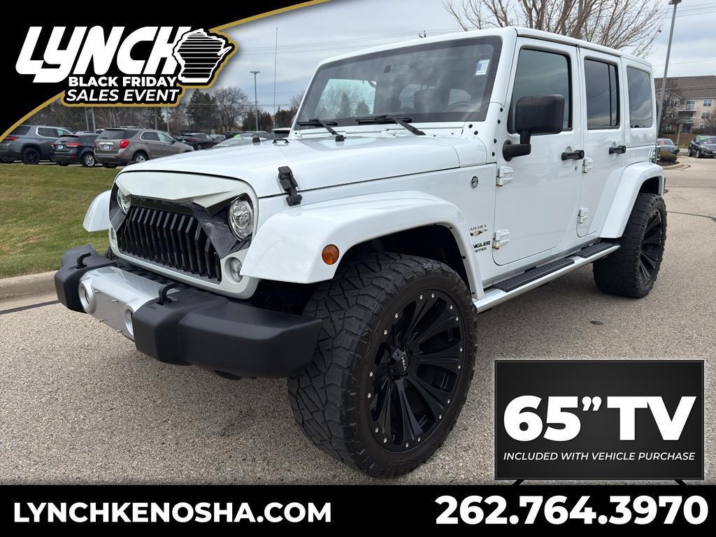 used 2017 Jeep Wrangler Unlimited car, priced at $22,606