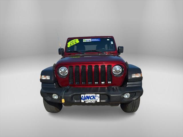 used 2021 Jeep Wrangler Unlimited car, priced at $29,849
