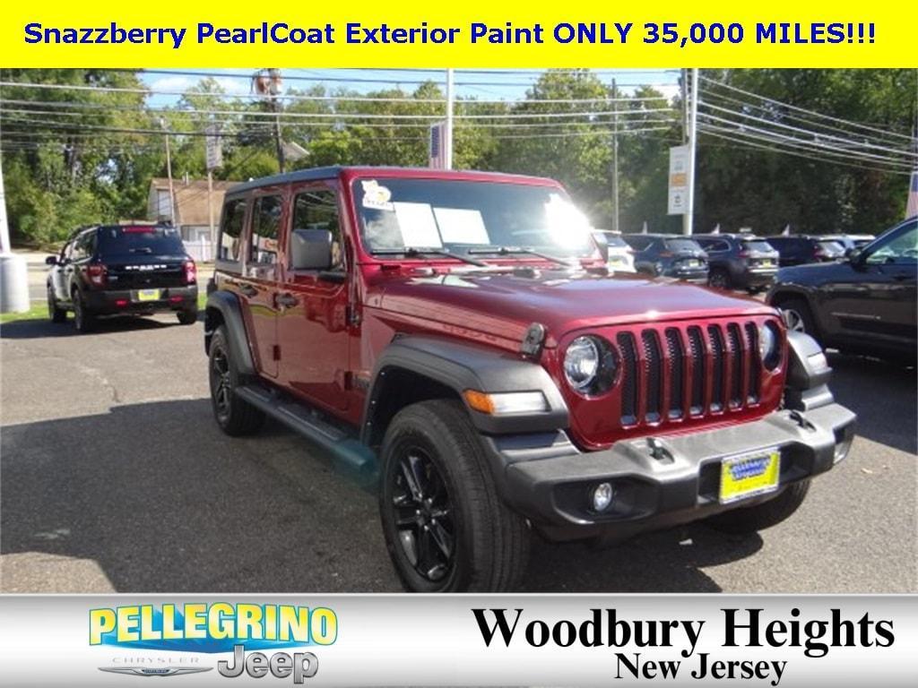 used 2021 Jeep Wrangler Unlimited car, priced at $33,555