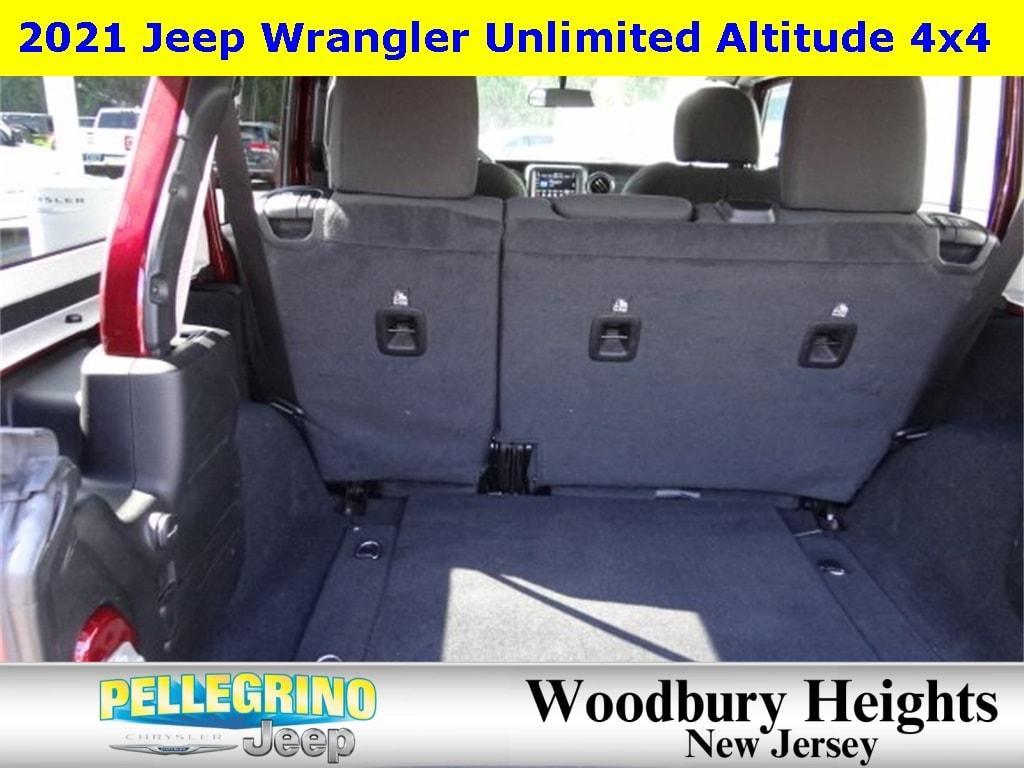 used 2021 Jeep Wrangler Unlimited car, priced at $33,555