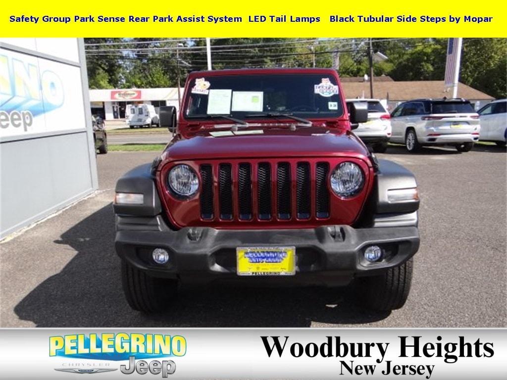 used 2021 Jeep Wrangler Unlimited car, priced at $33,555