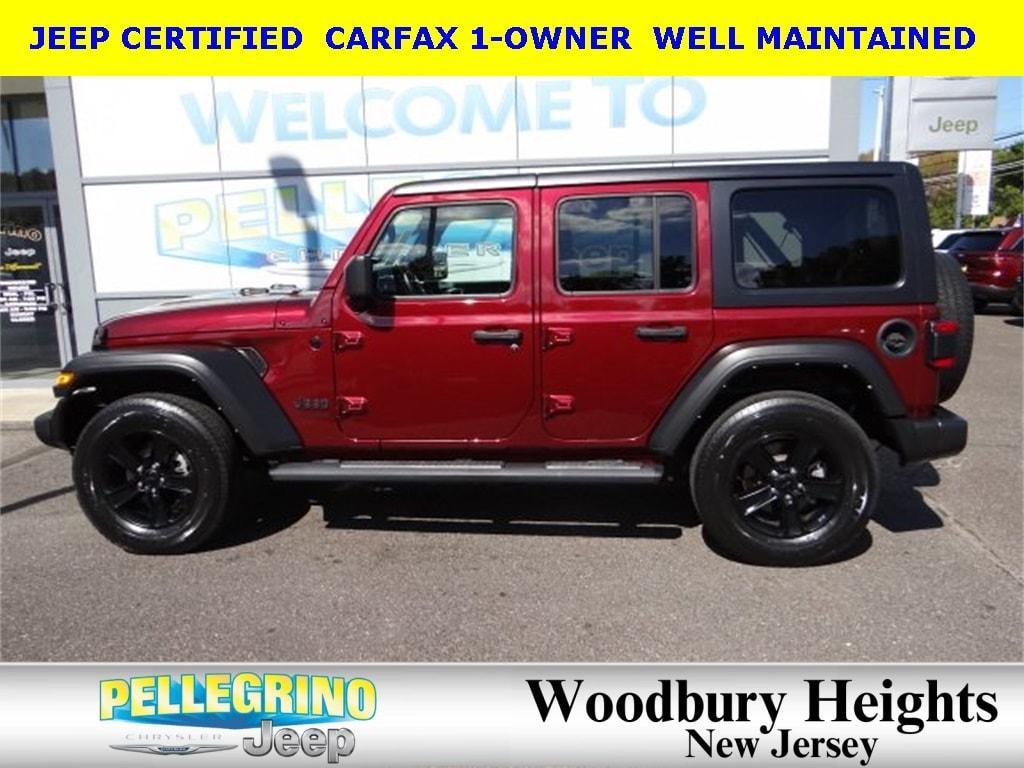used 2021 Jeep Wrangler Unlimited car, priced at $33,555