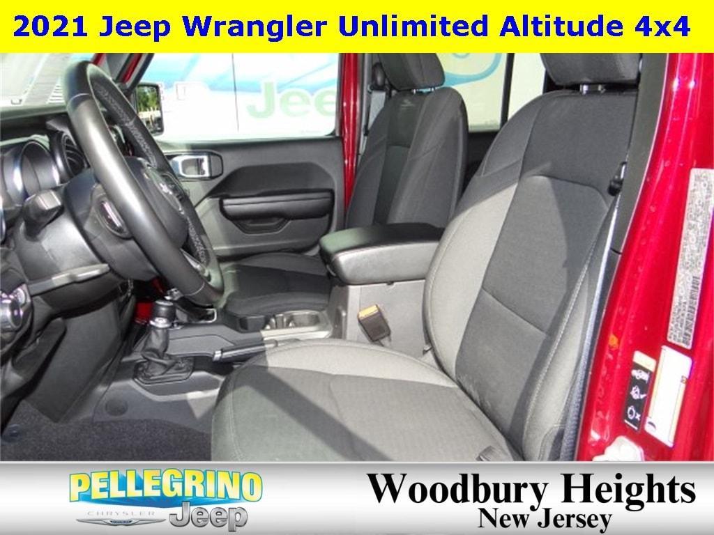 used 2021 Jeep Wrangler Unlimited car, priced at $33,555