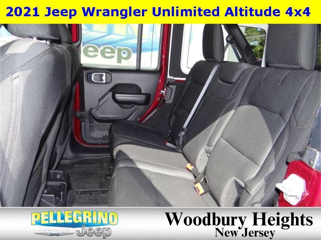 used 2021 Jeep Wrangler Unlimited car, priced at $33,555