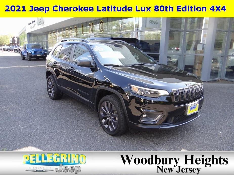 used 2021 Jeep Cherokee car, priced at $24,896