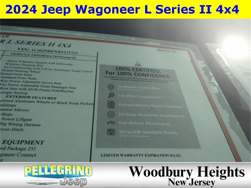 used 2024 Jeep Wagoneer L car, priced at $45,990