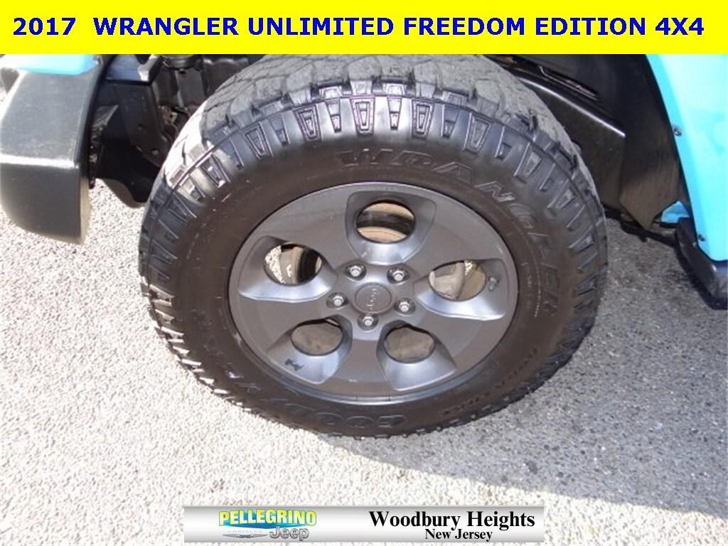 used 2017 Jeep Wrangler Unlimited car, priced at $20,949