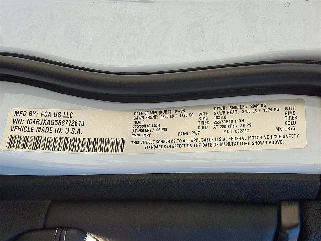 new 2025 Jeep Grand Cherokee L car, priced at $48,135