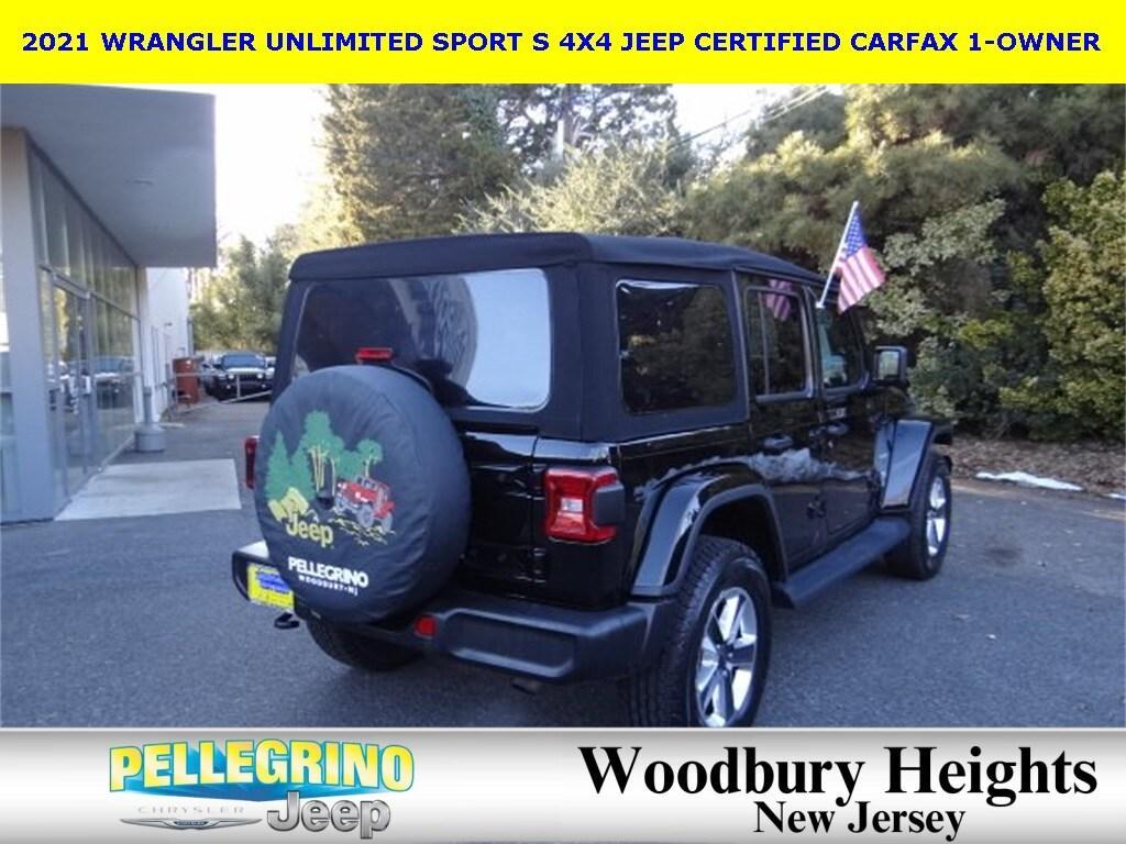 used 2021 Jeep Wrangler Unlimited car, priced at $34,300