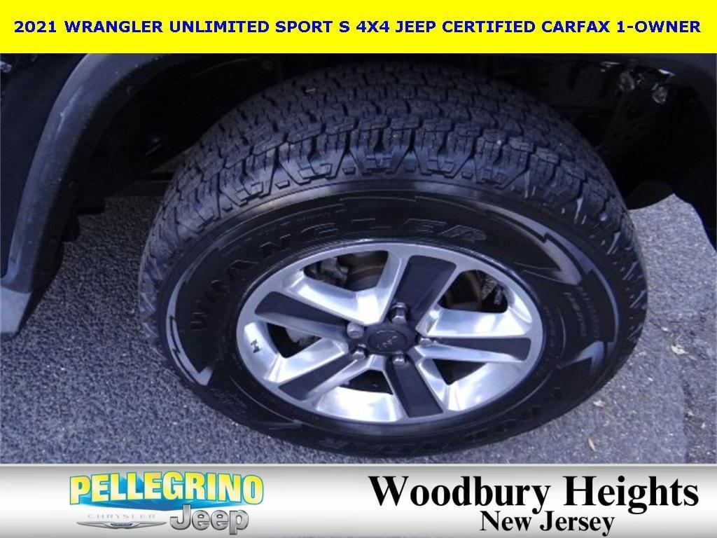 used 2021 Jeep Wrangler Unlimited car, priced at $34,300