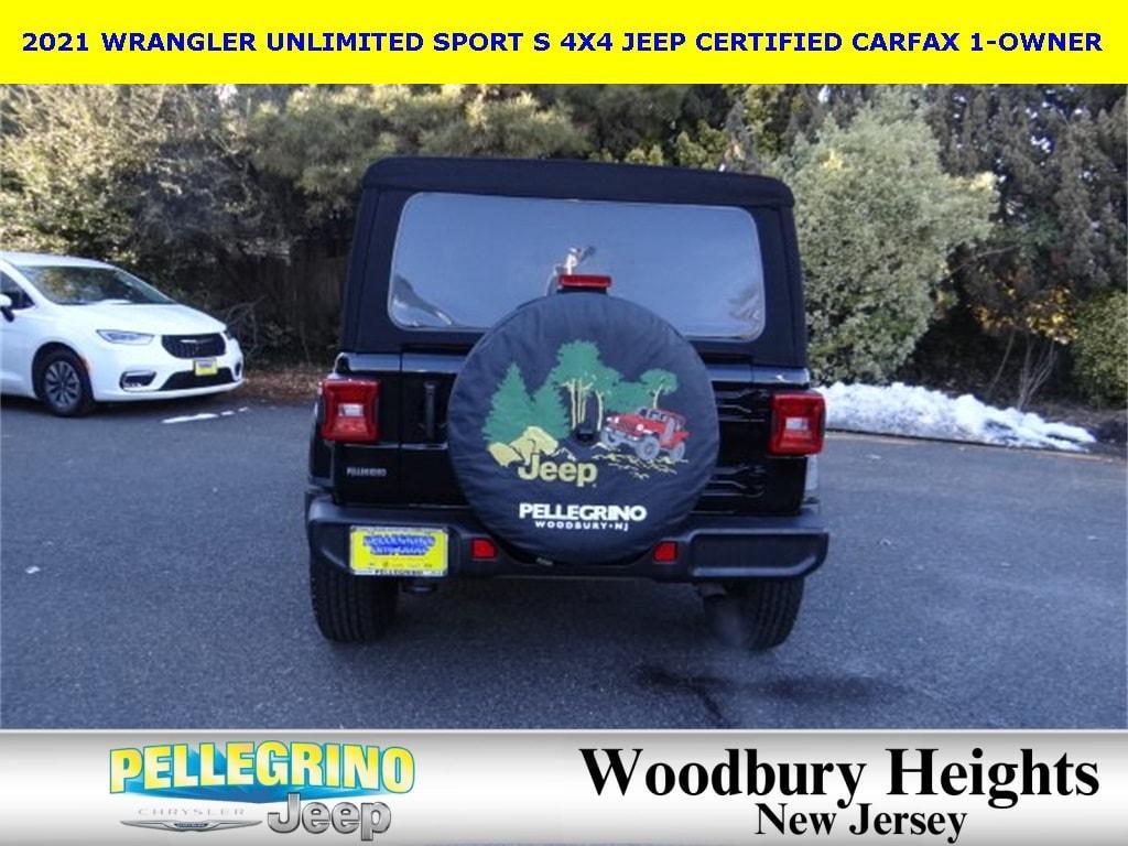 used 2021 Jeep Wrangler Unlimited car, priced at $34,300