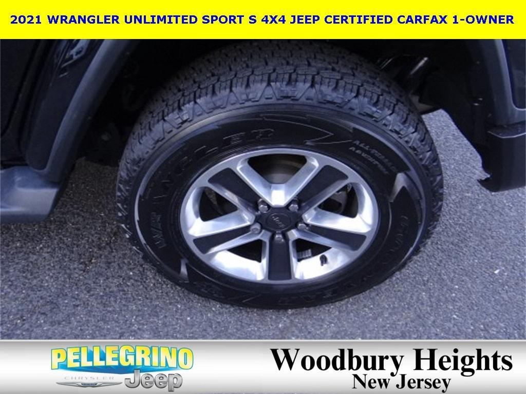 used 2021 Jeep Wrangler Unlimited car, priced at $34,300