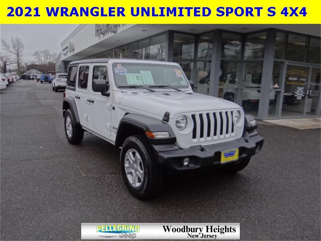 used 2021 Jeep Wrangler Unlimited car, priced at $30,350