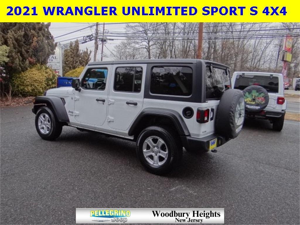 used 2021 Jeep Wrangler Unlimited car, priced at $30,350