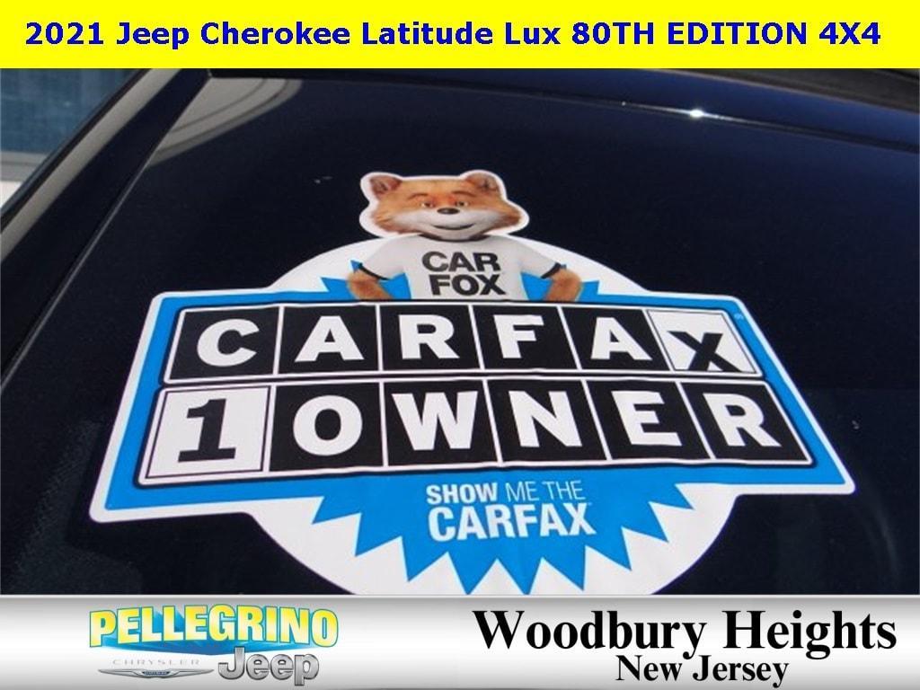 used 2021 Jeep Cherokee car, priced at $25,800