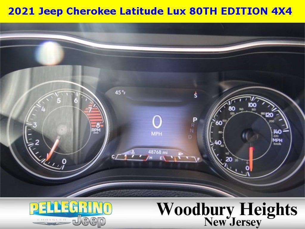 used 2021 Jeep Cherokee car, priced at $24,550