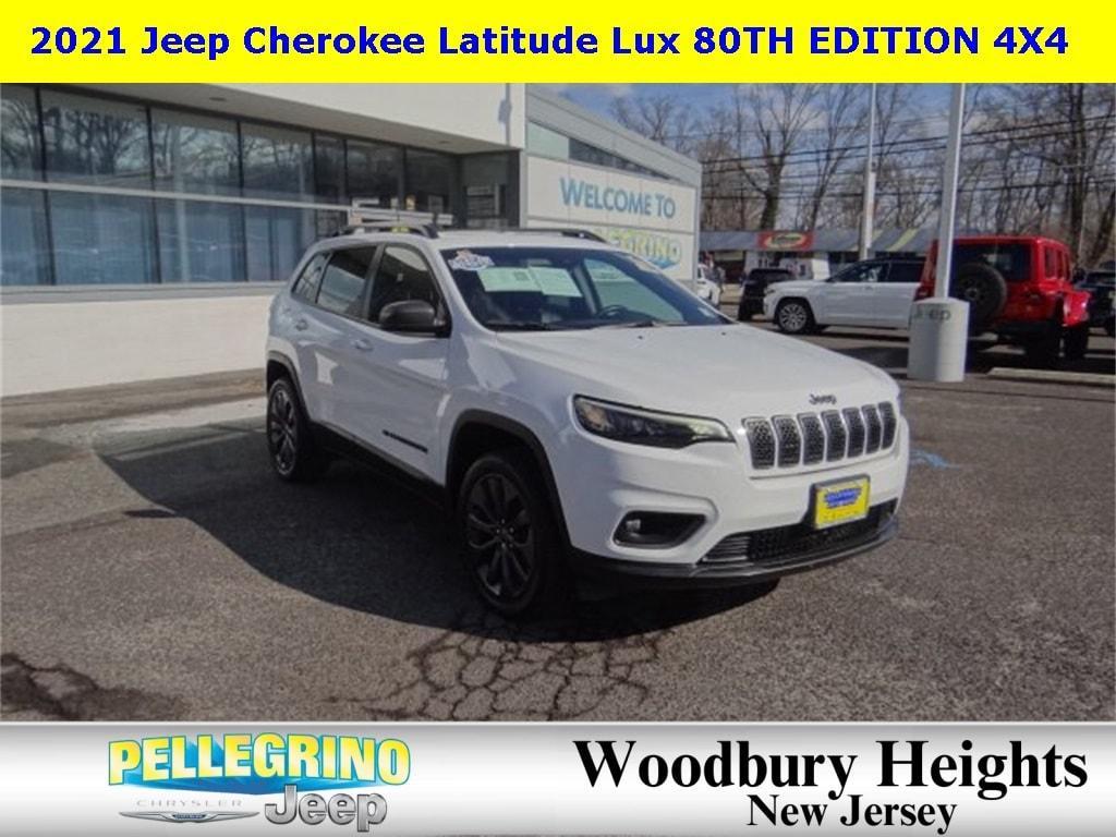 used 2021 Jeep Cherokee car, priced at $24,550