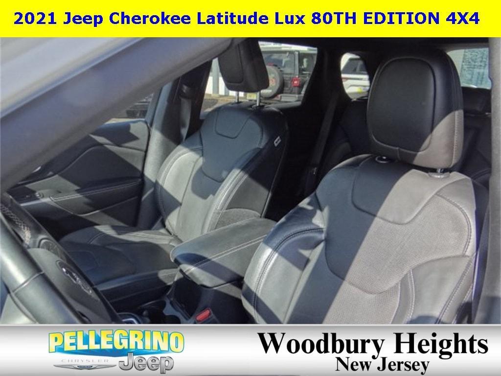 used 2021 Jeep Cherokee car, priced at $24,550