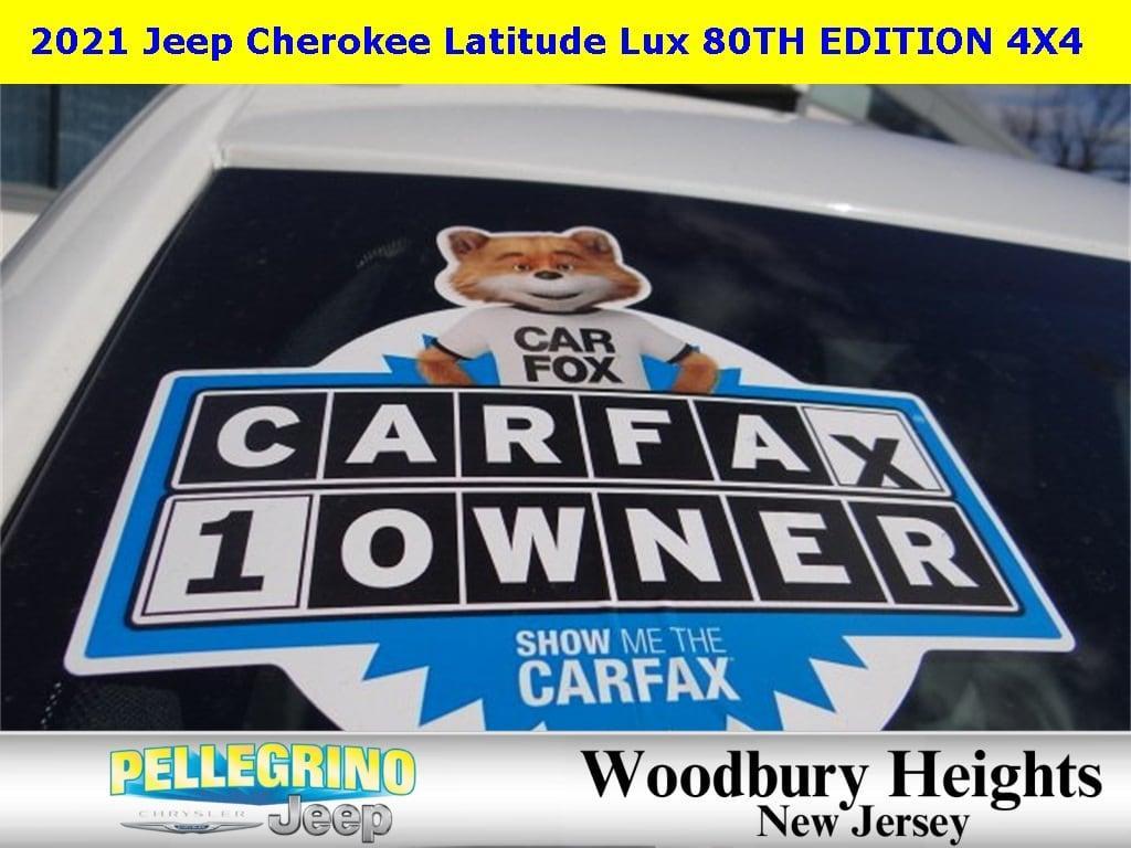 used 2021 Jeep Cherokee car, priced at $24,550