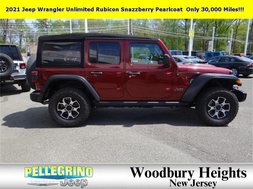 used 2021 Jeep Wrangler Unlimited car, priced at $36,555