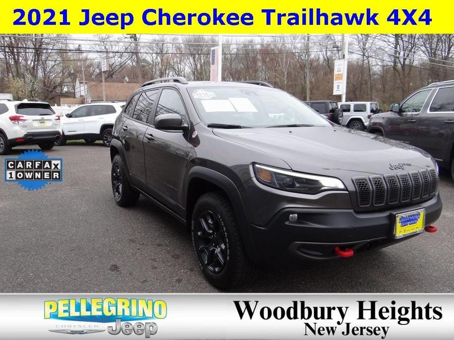 used 2021 Jeep Cherokee car, priced at $26,396