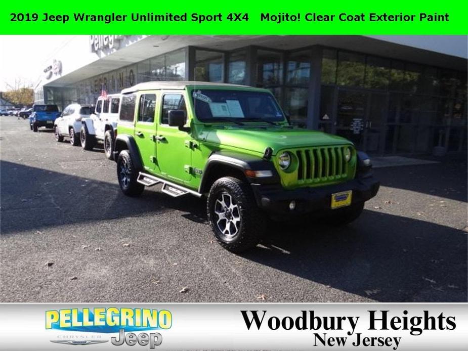 used 2019 Jeep Wrangler Unlimited car, priced at $26,987