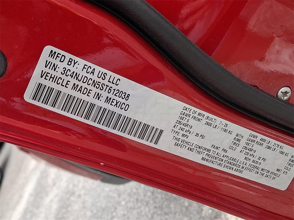 new 2025 Jeep Compass car, priced at $40,105