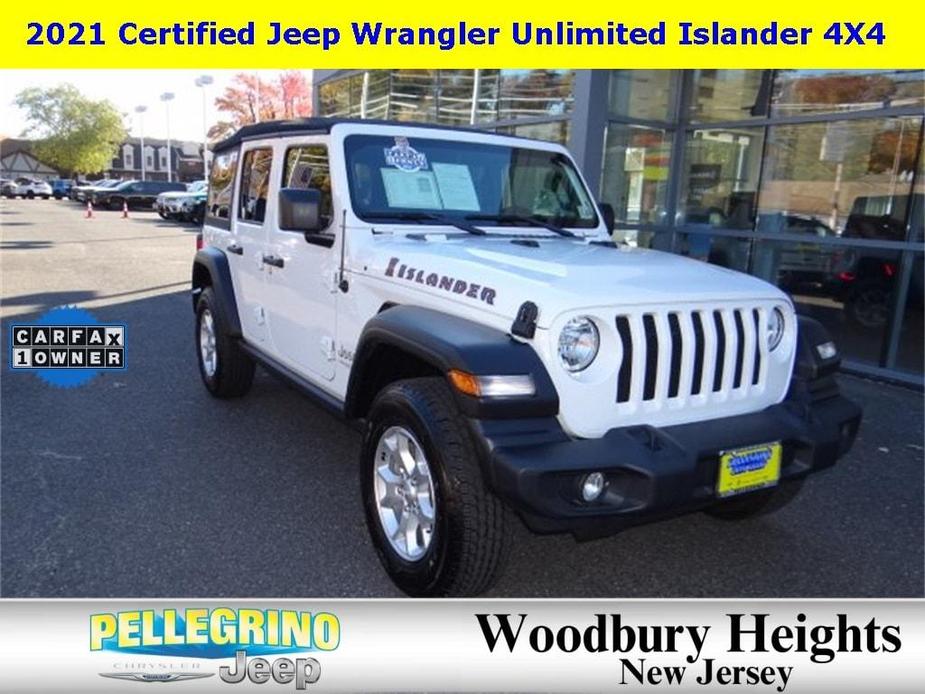 used 2021 Jeep Wrangler Unlimited car, priced at $27,677