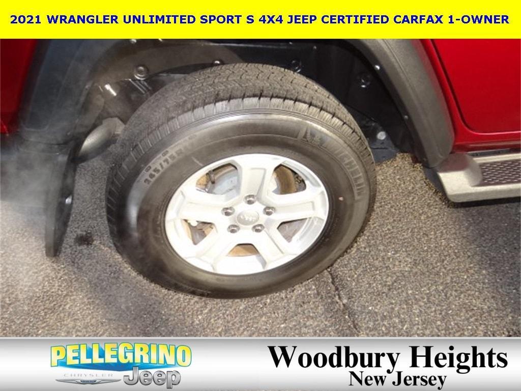 used 2021 Jeep Wrangler Unlimited car, priced at $29,788