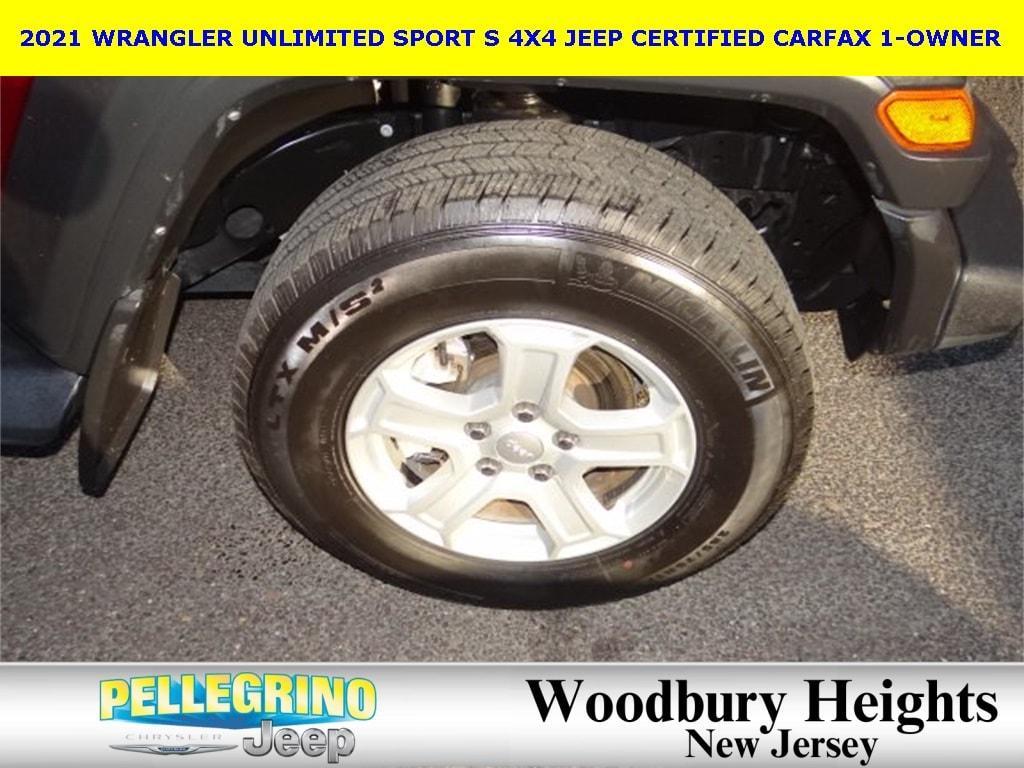 used 2021 Jeep Wrangler Unlimited car, priced at $29,788