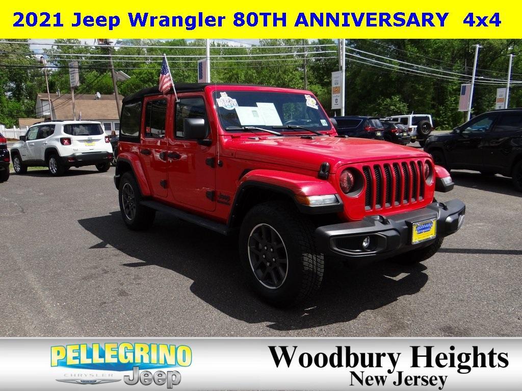 used 2021 Jeep Wrangler Unlimited car, priced at $33,990