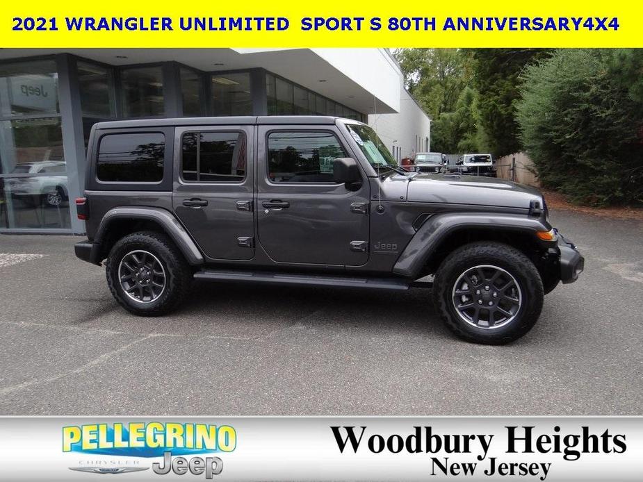 used 2021 Jeep Wrangler Unlimited car, priced at $35,677