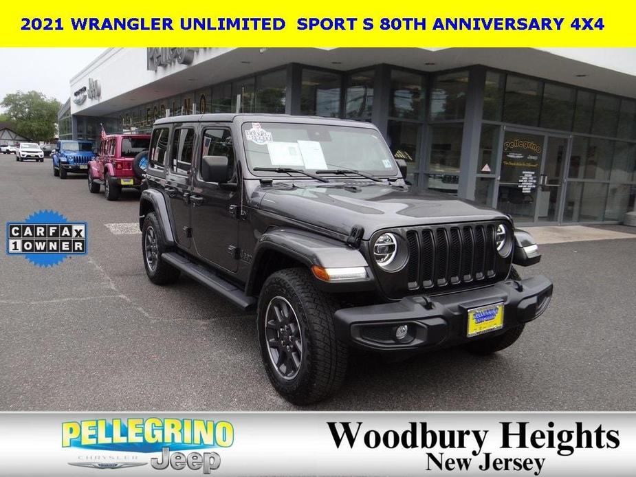 used 2021 Jeep Wrangler Unlimited car, priced at $35,677