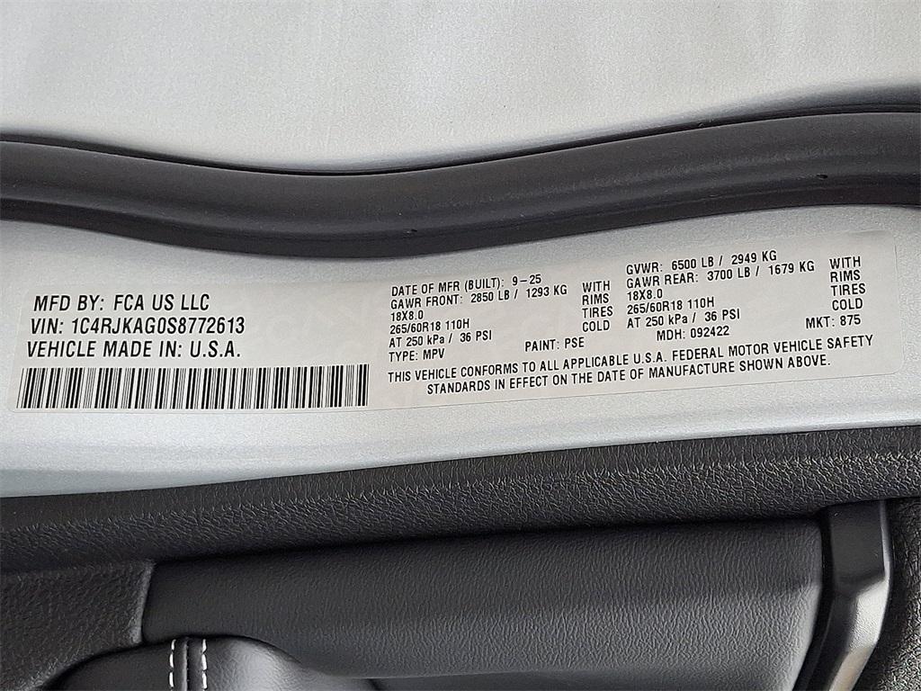 new 2025 Jeep Grand Cherokee L car, priced at $48,730