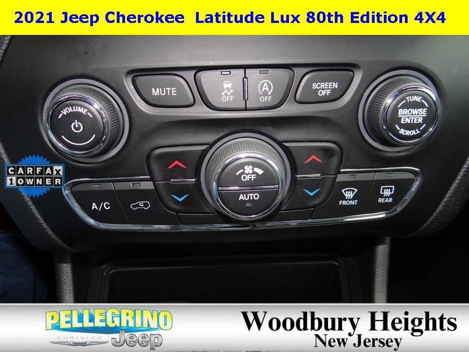 used 2021 Jeep Cherokee car, priced at $23,458