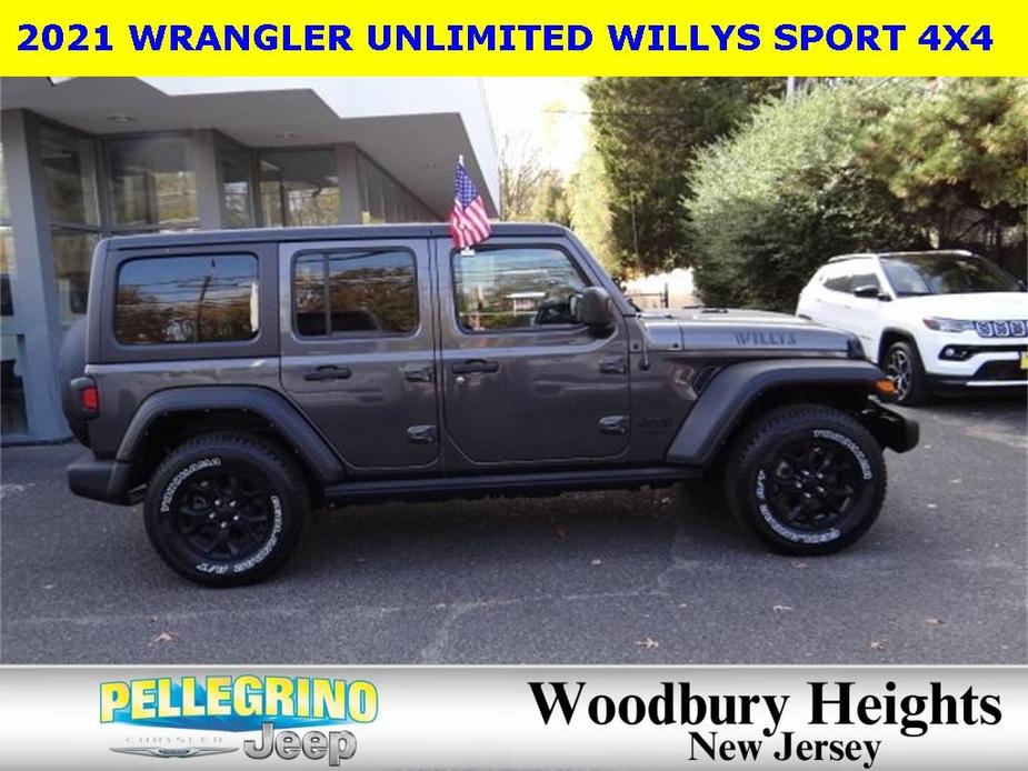 used 2021 Jeep Wrangler Unlimited car, priced at $31,577