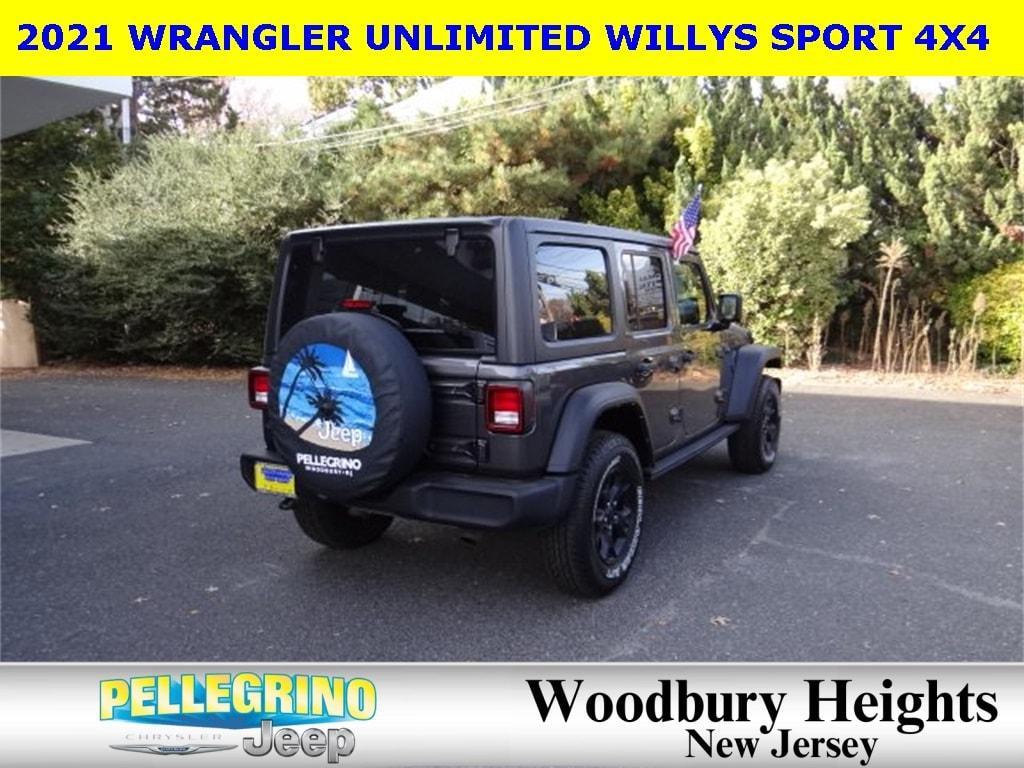 used 2021 Jeep Wrangler Unlimited car, priced at $28,888