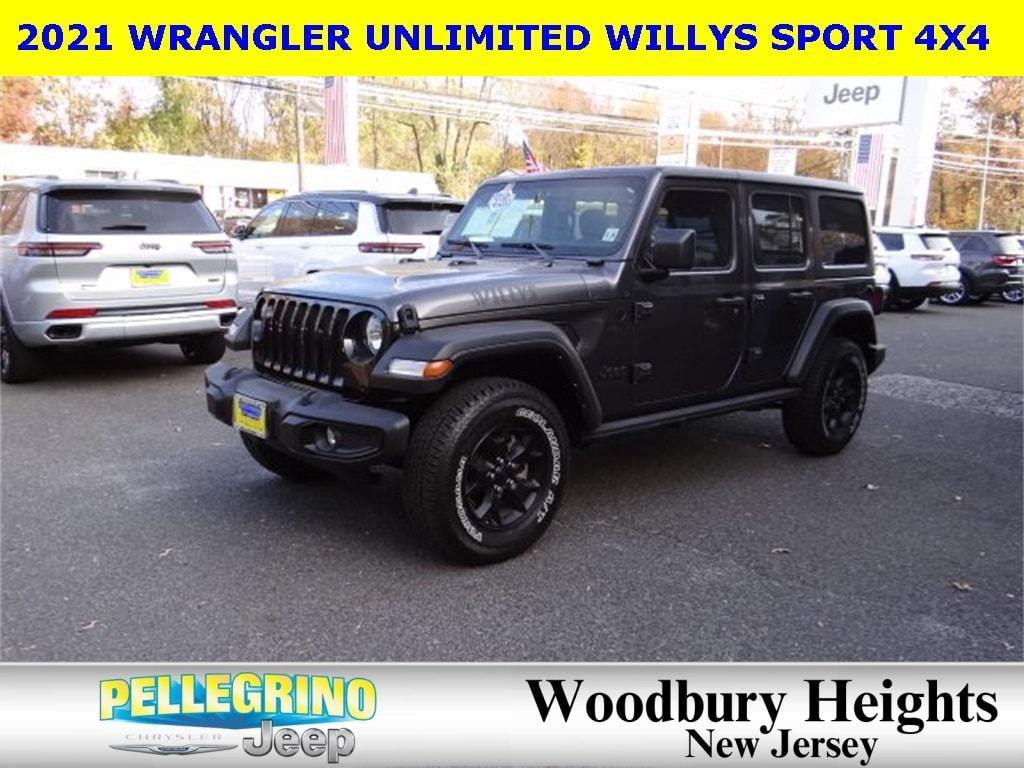 used 2021 Jeep Wrangler Unlimited car, priced at $28,888