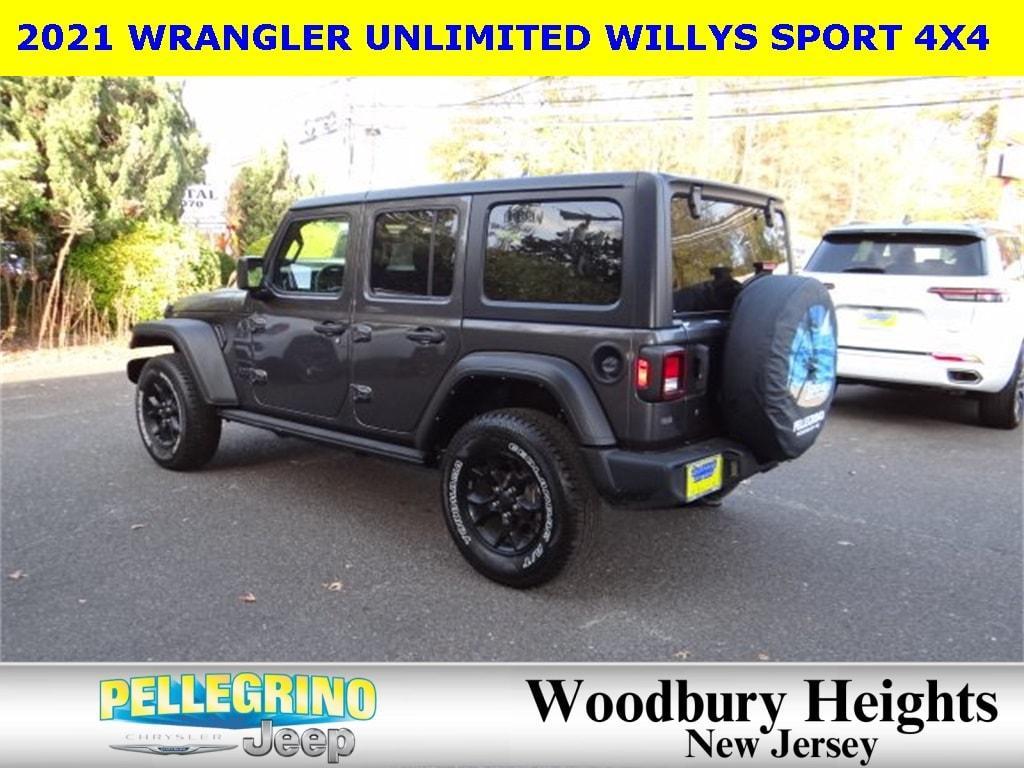 used 2021 Jeep Wrangler Unlimited car, priced at $28,888