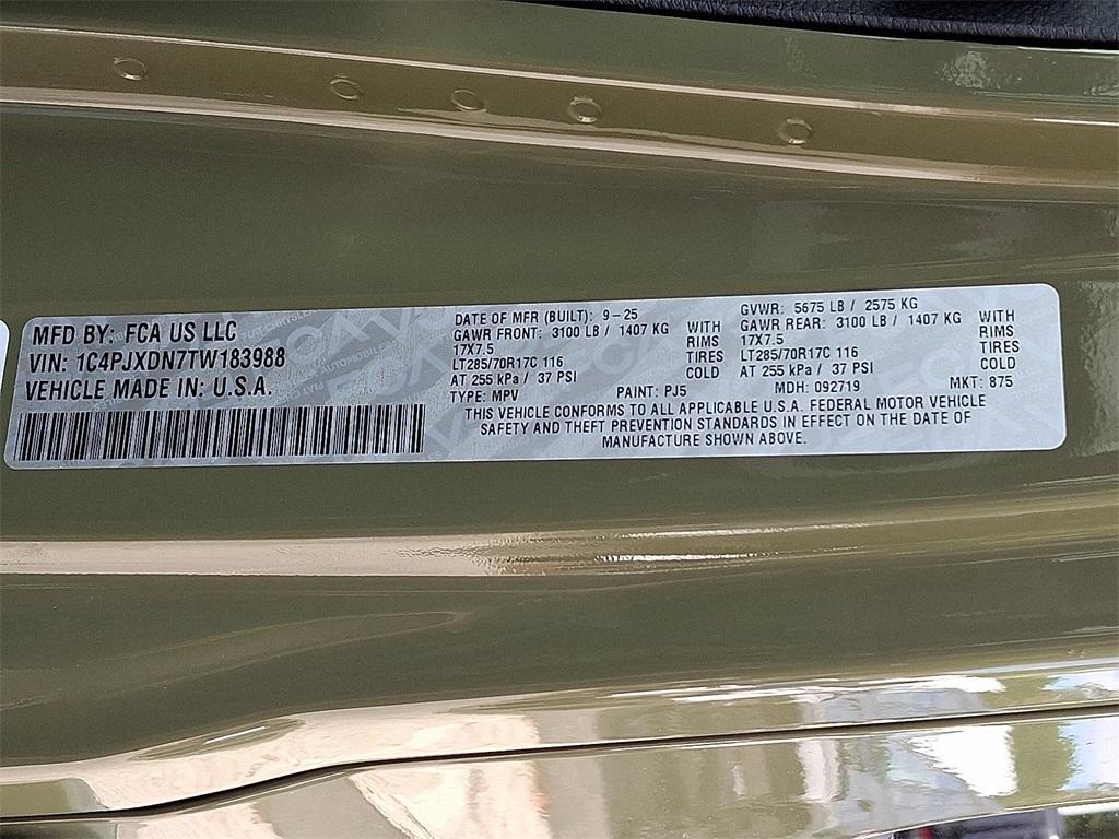 new 2026 Jeep Wrangler car, priced at $56,185