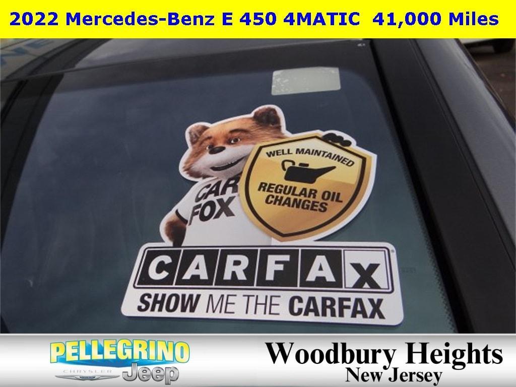used 2022 Mercedes-Benz E-Class car, priced at $45,555