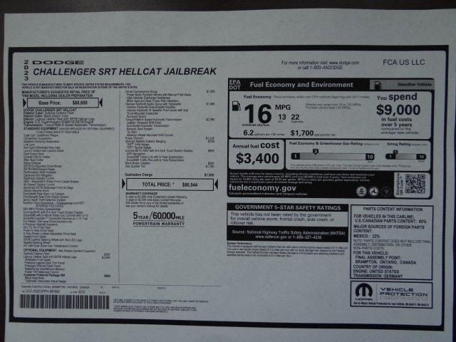 used 2023 Dodge Challenger car, priced at $84,990