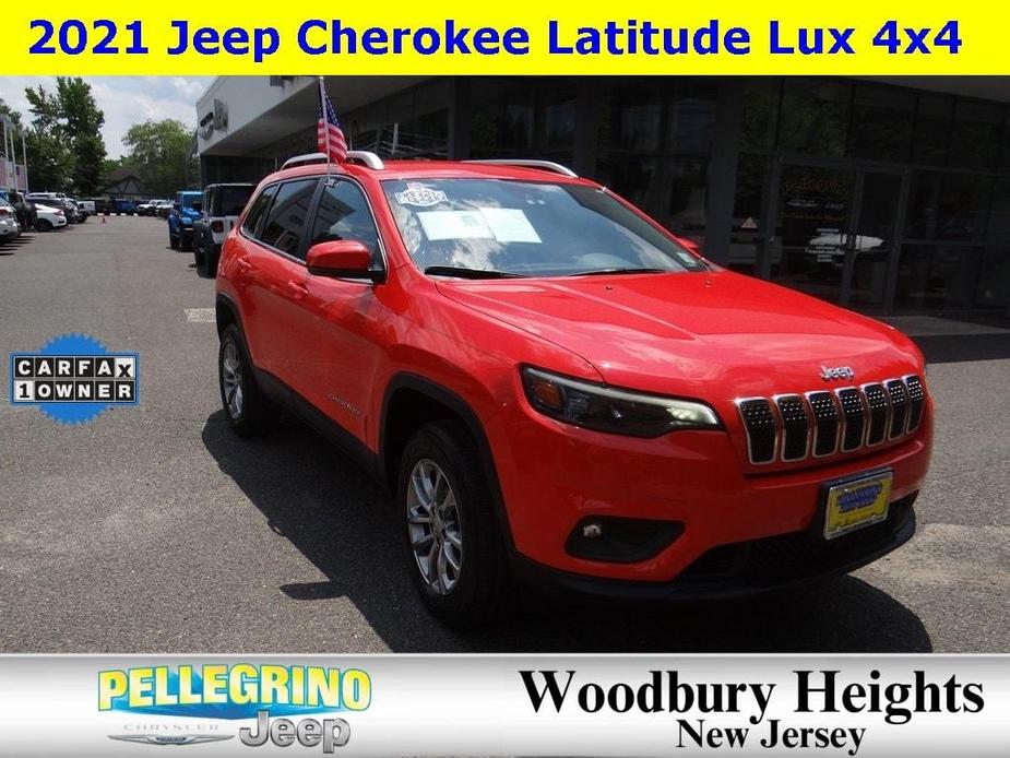 used 2021 Jeep Cherokee car, priced at $22,990