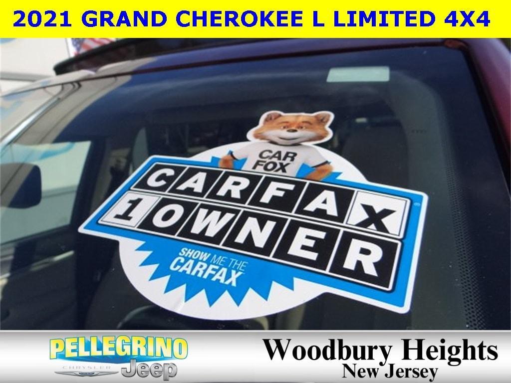 used 2021 Jeep Grand Cherokee L car, priced at $30,000