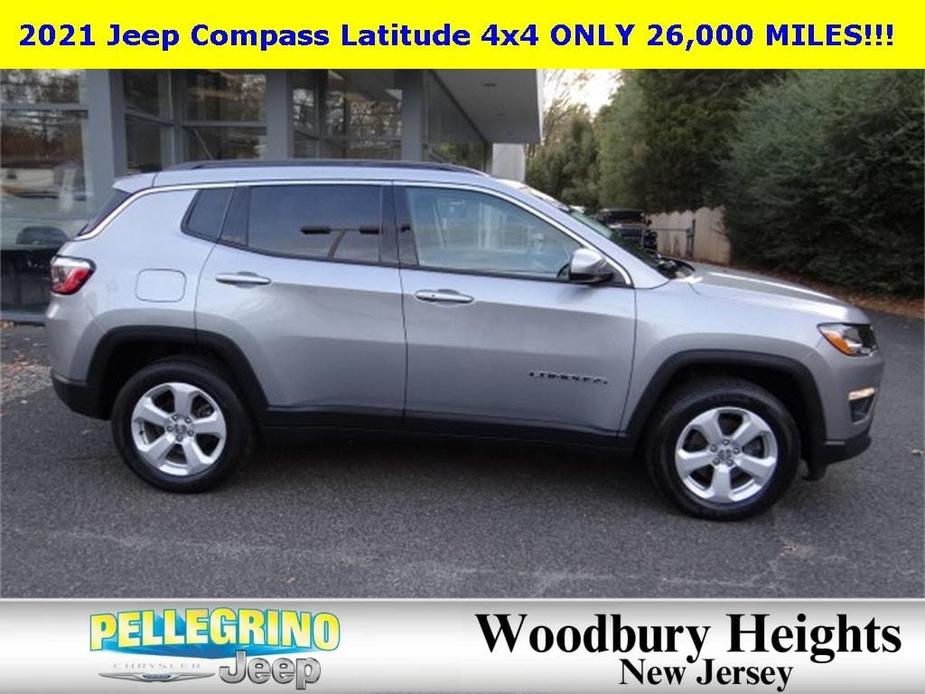 used 2021 Jeep Compass car, priced at $19,477