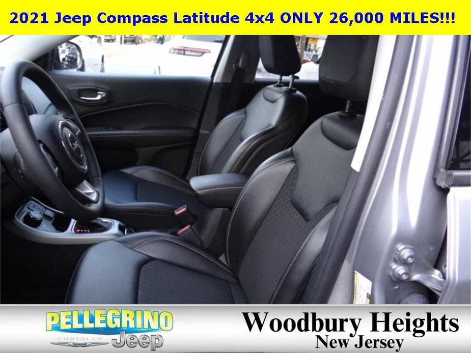 used 2021 Jeep Compass car, priced at $19,477