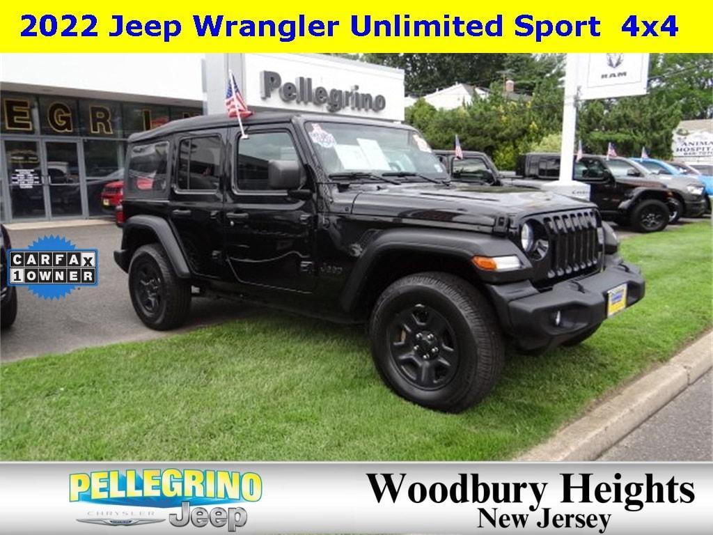 used 2022 Jeep Wrangler Unlimited car, priced at $28,642