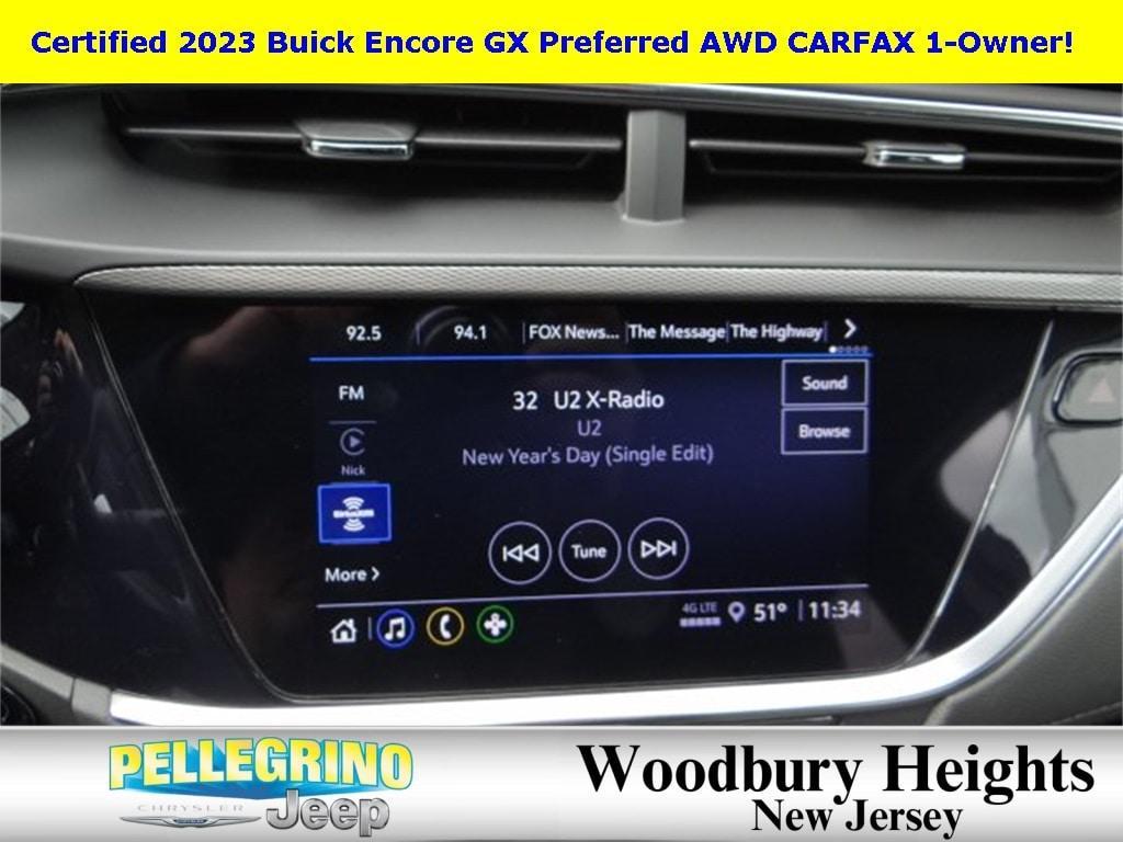 used 2023 Buick Encore GX car, priced at $20,971